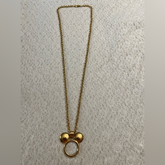 Napier Jewelry - Napier/vintage Signature “Walt Disney’s Mickey” magnifying necklace worn